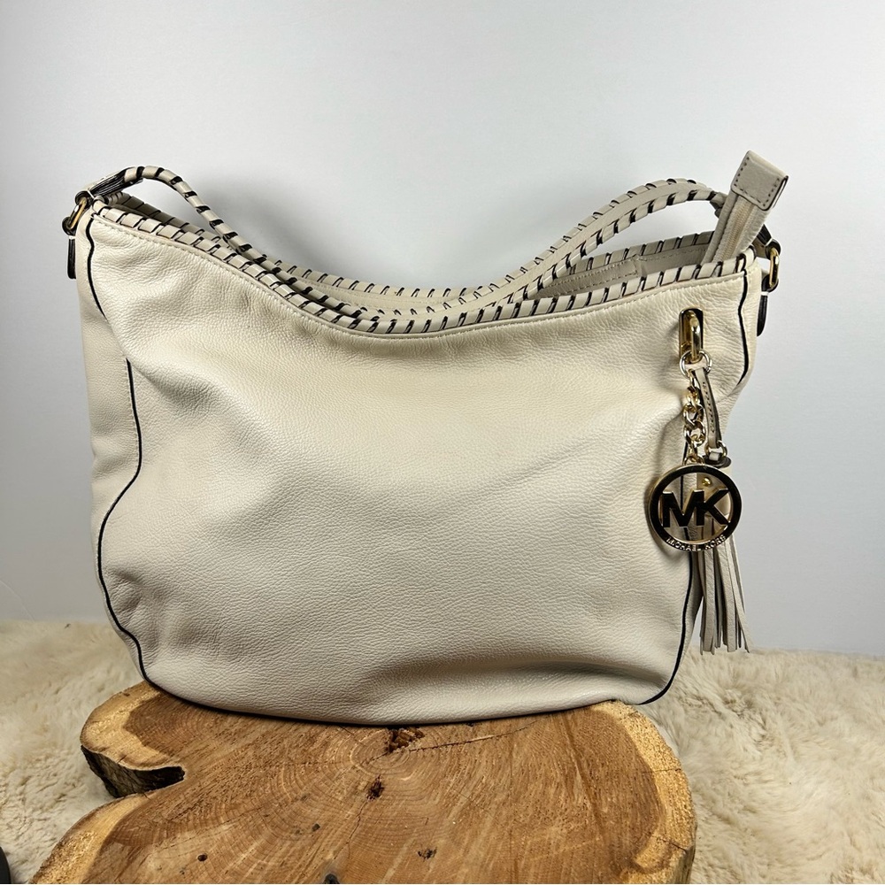 Michael Kors Cream Hobo Shoulder Bag